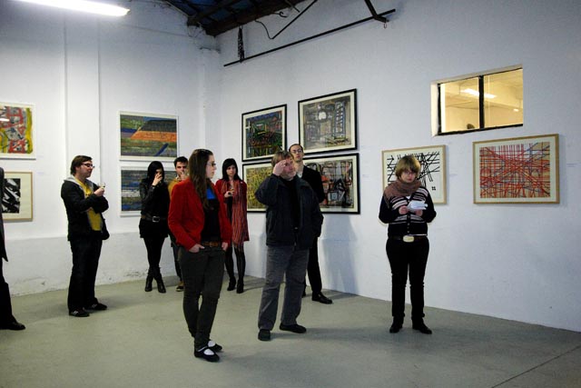 2) Vladimir Opara opened the exhibition